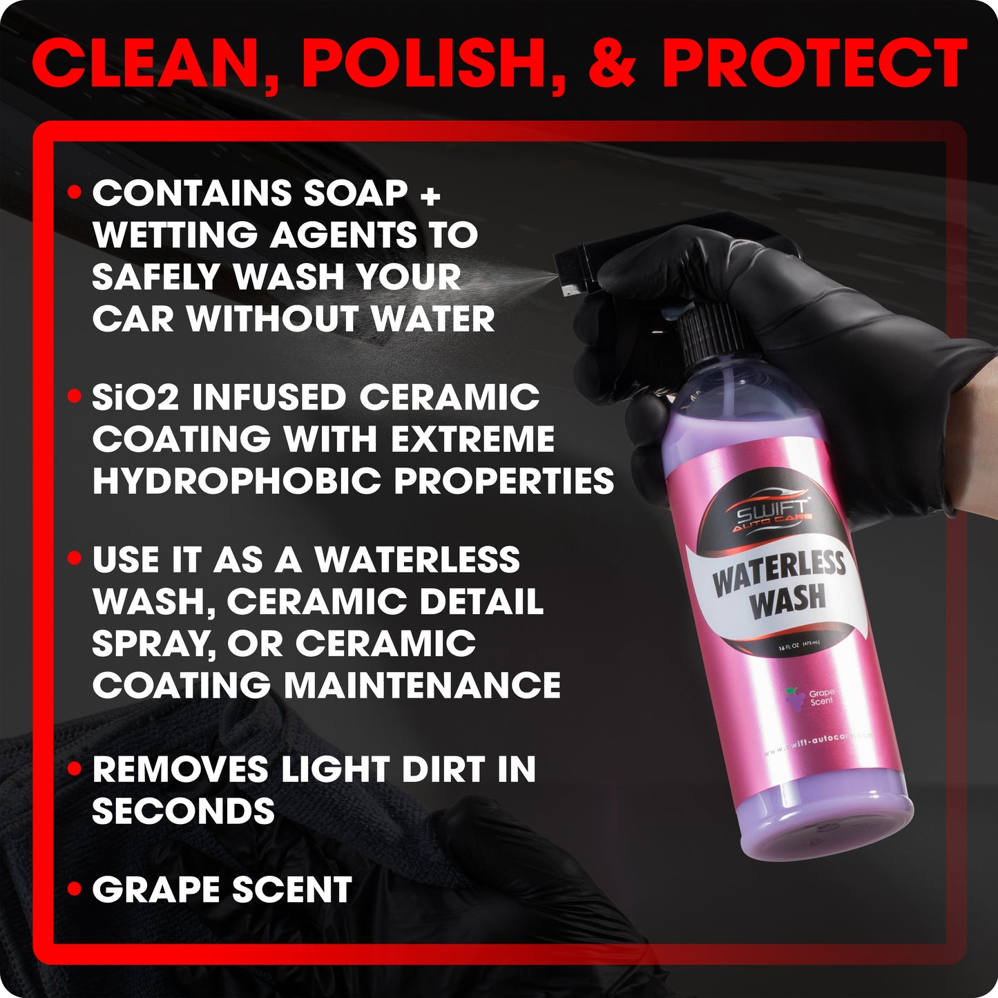 Swift Ceramic Waterless Detailer