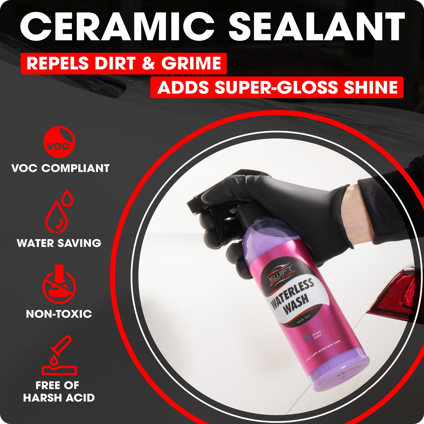 Swift Ceramic Waterless Detailer